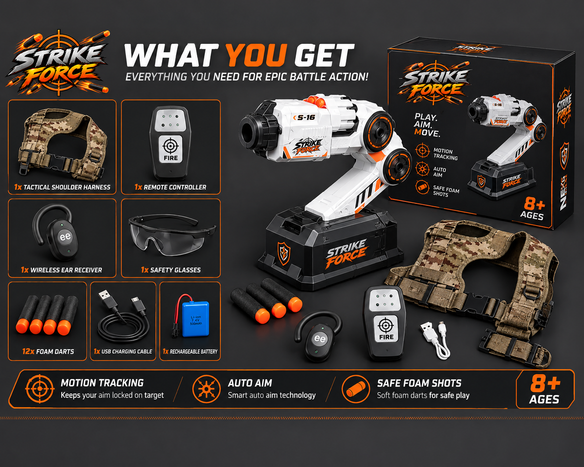 Strike Force Head - Tracking Foam Blaster