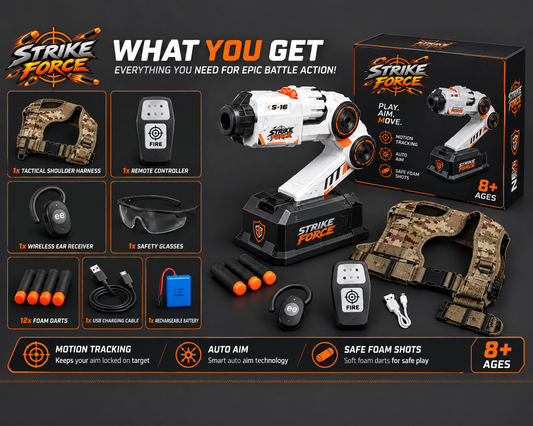 Strike Force Head - Tracking Foam Blaster